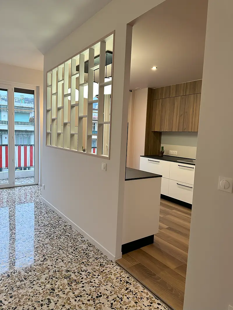 Rénovation d'appartement à Nice Gorbella
