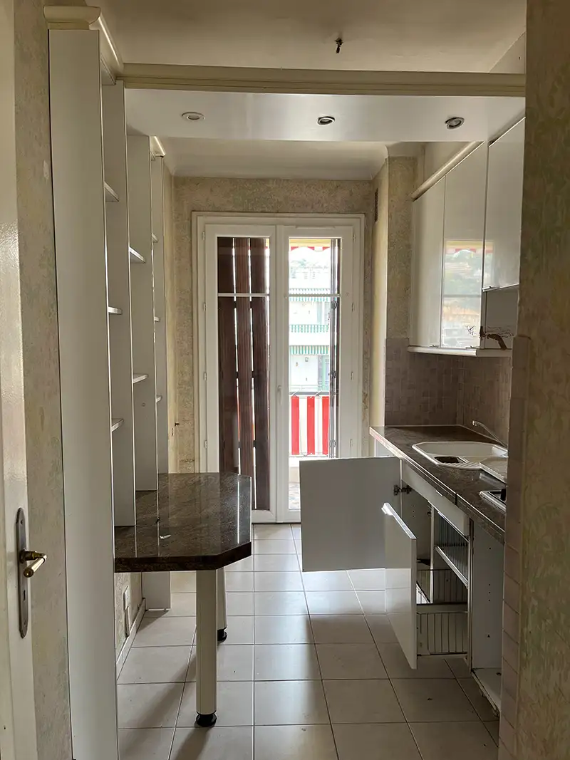 Rénovation d'appartement à Nice Gorbella
