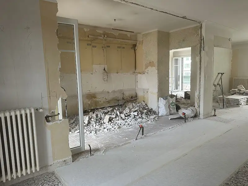 Rénovation d'appartement à Nice Gorbella